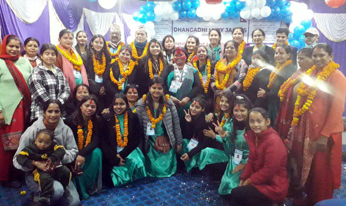 धनगढी लेडी जेसीजके अध्यक्षमे सरस्वती खड्का