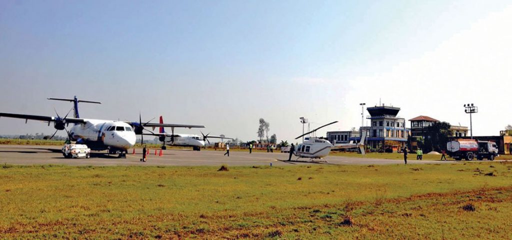 विमानस्थल स्तरोन्नतिके प्रक्रिया आघे बह्रल