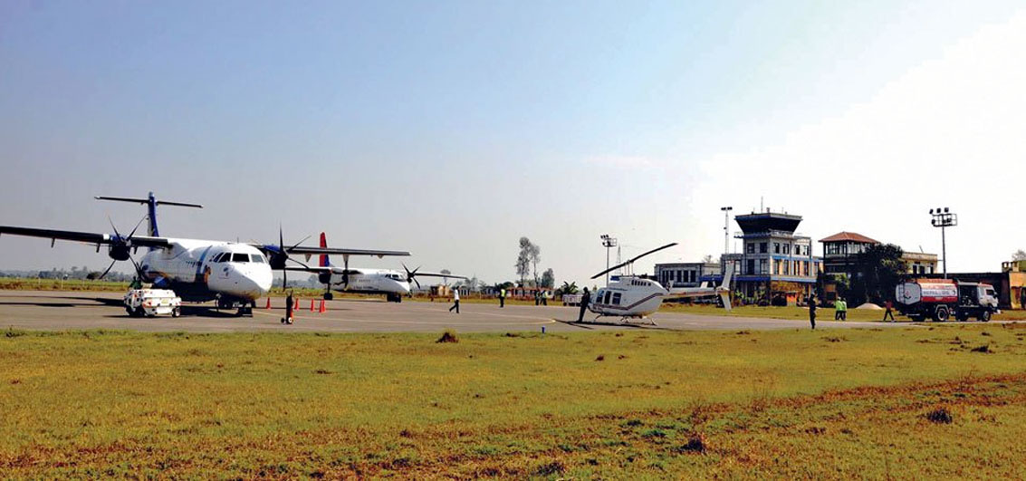 विमानस्थल स्तरोन्नतिके प्रक्रिया आघे बह्रल