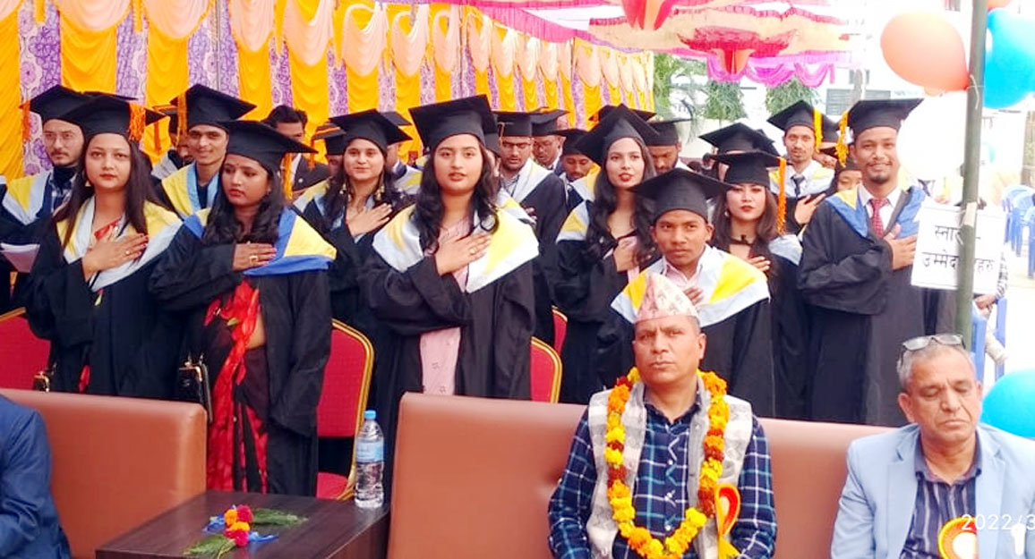 नास्ट कलेजसे ४९ जाने दीक्षित विद्यार्थीनहे उपाधि वितरण