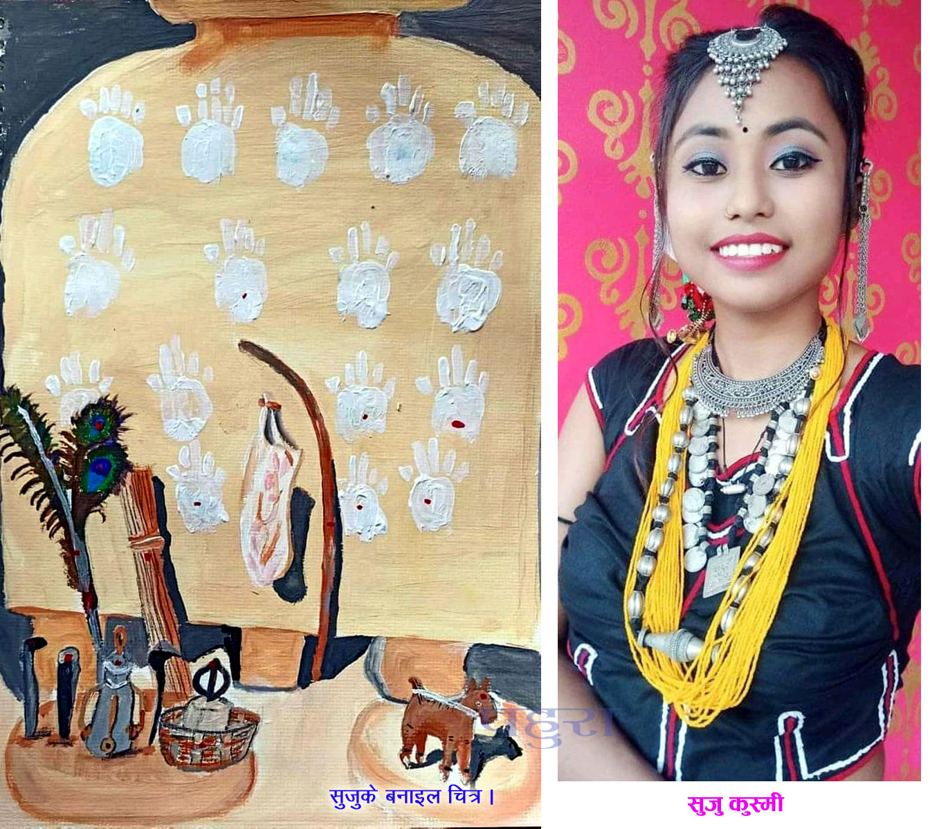 चित्रकारितामे भविष्य खोज्टी सुजु