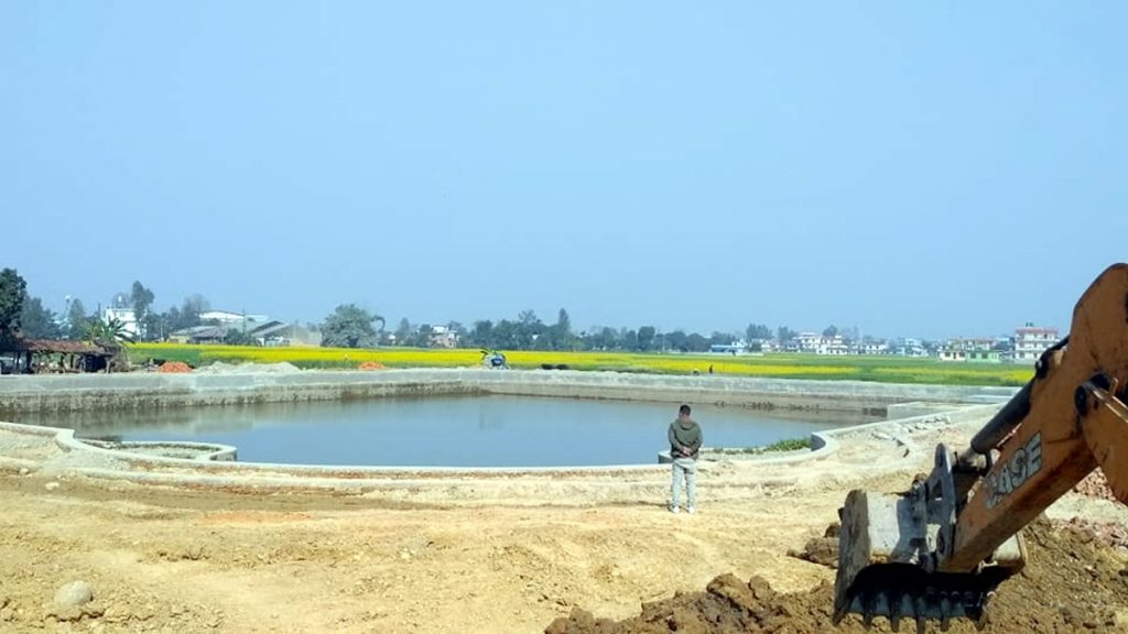 वाटरपार्क निर्माण तिब्र गतिमे