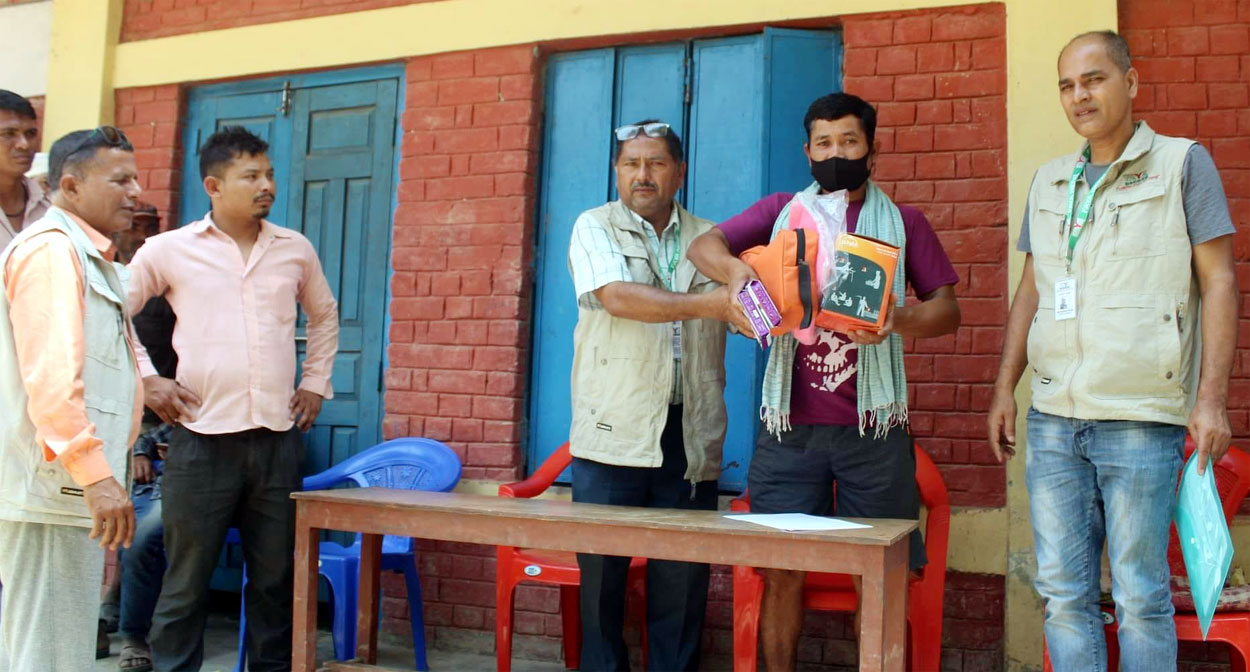 विपतपुरबासीहे फाया नेपालके सहयोग