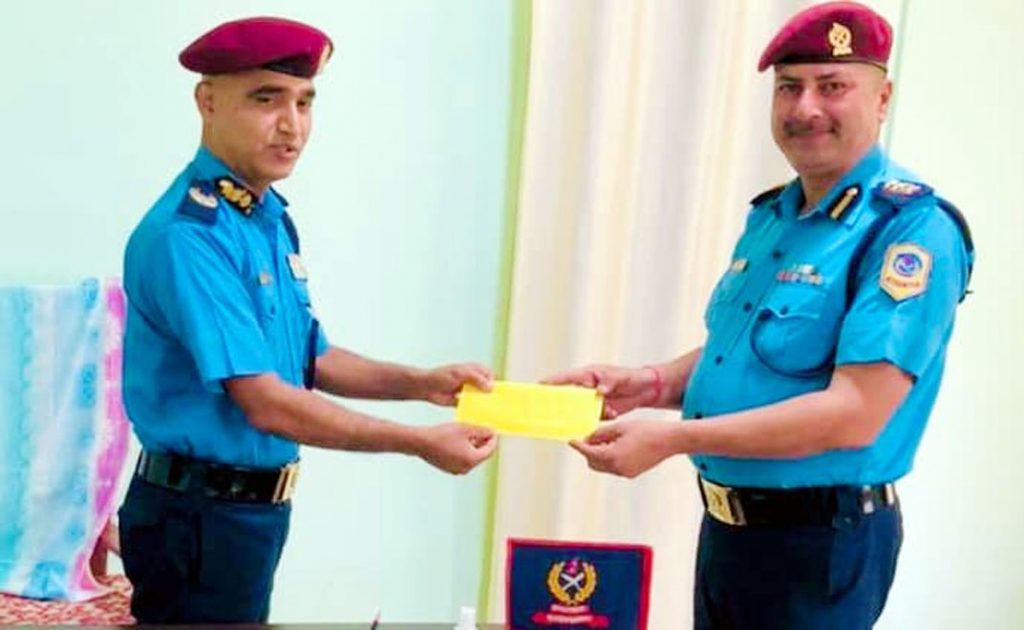प्रहरी उपरीक्षक विश्व अधिकारी पुरस्कृत