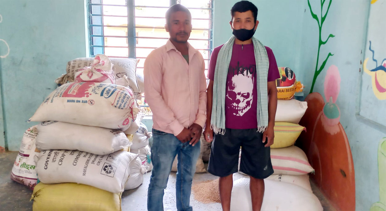 अग्नी पीडितहे खाद्यान्न सहयोग