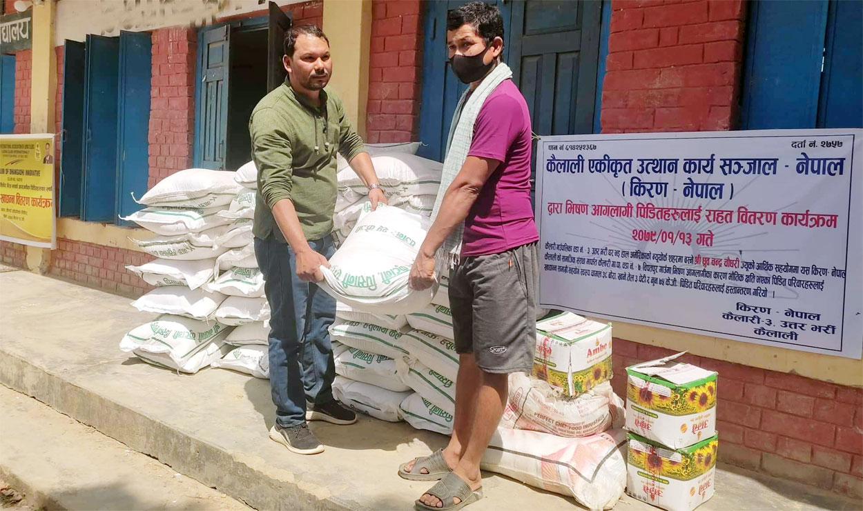 किरण–नेपालसे खाद्यन्न सहयोग
