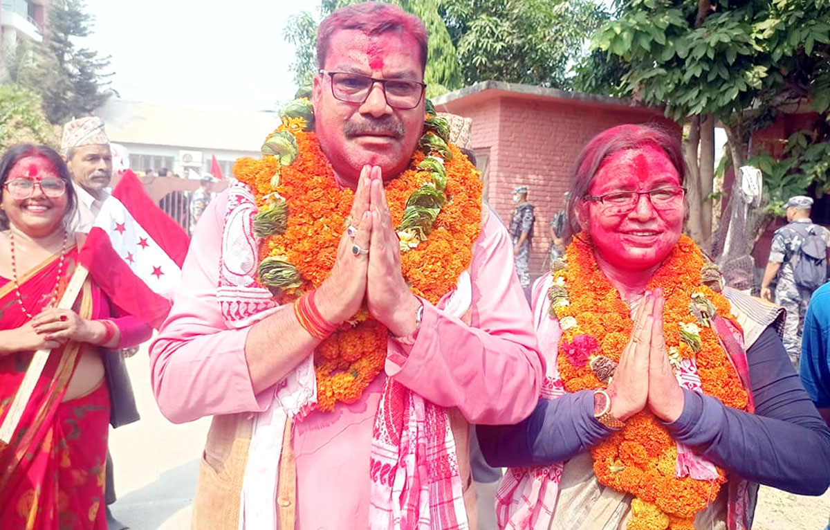 धनगढीके प्रमुखमे कांग्रेससे वडके उमदेवारी दर्ता