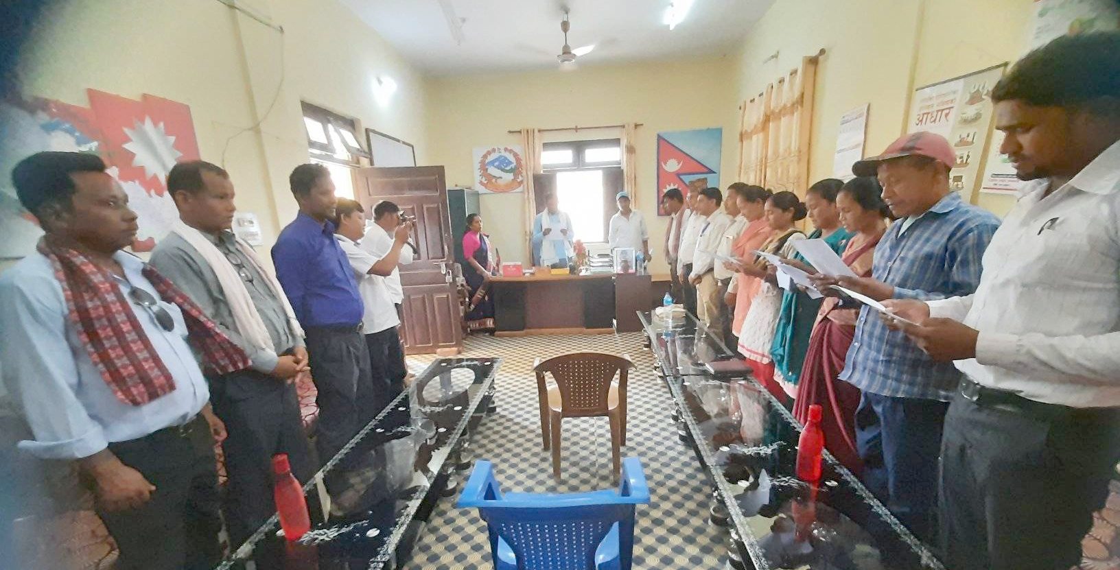 कैलारीके कार्यपालिका सदस्यहुकन सपथ ग्रहण