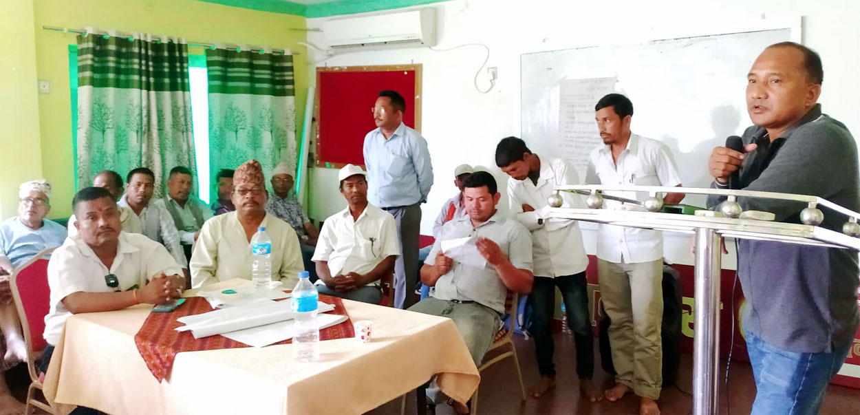 भल्मन्साहुक्रे अपन वडाके योजना पालिकामे बुझैना
