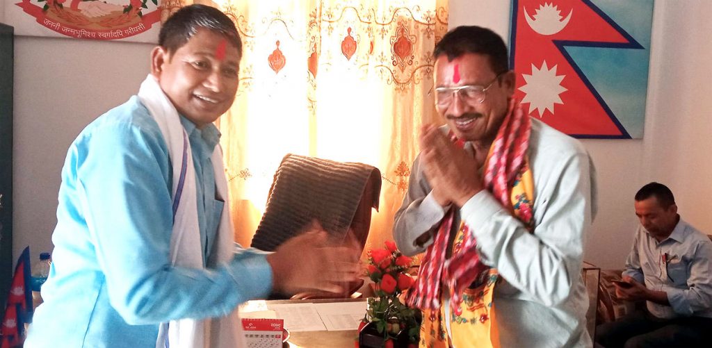 जिसस प्रमुख कलेलहे कैलारी गाउँपालिकामे स्वागत