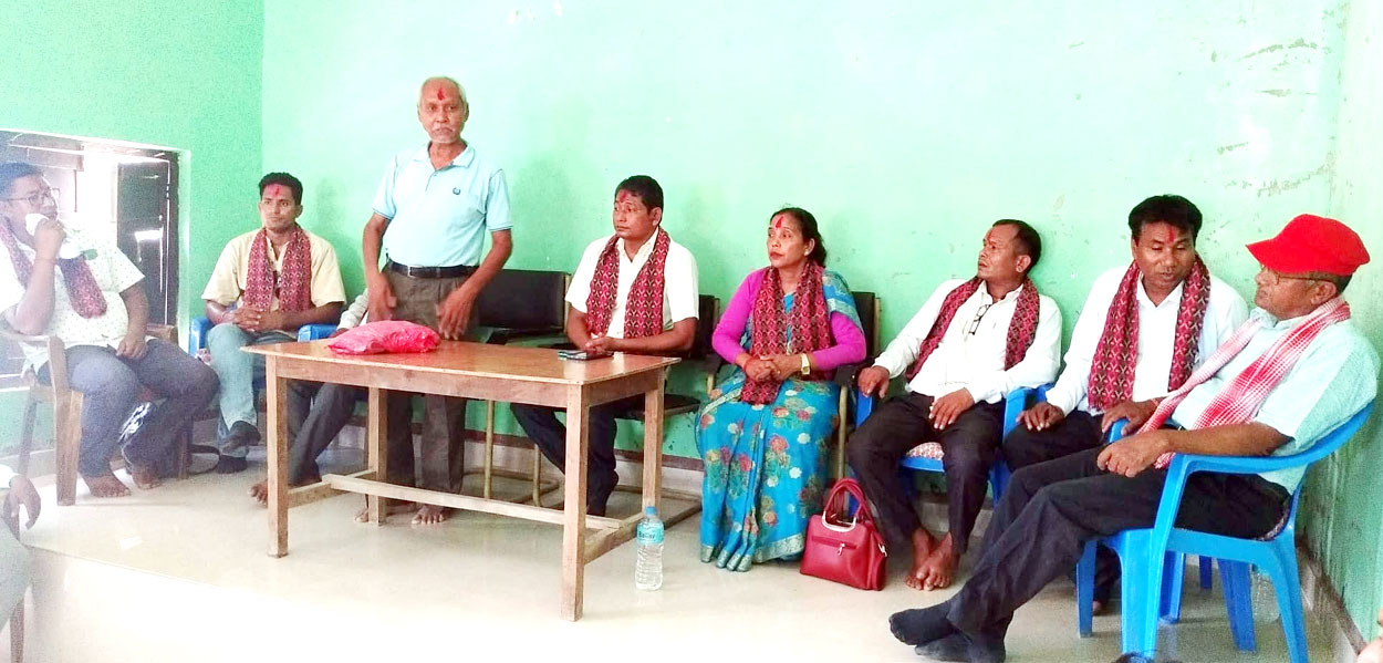 टेंढी सिंचाई योजनासे कैलारीके नवनिर्वाचित जनप्रतिनिधिहे बधाई तथा स्वागत