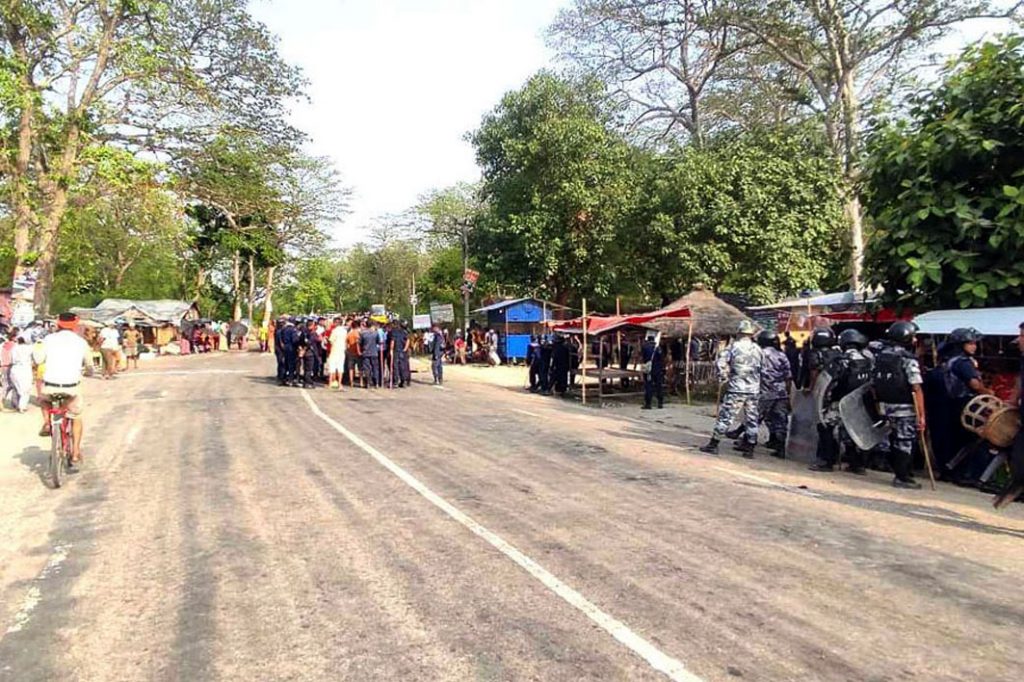 प्रहरीके गोली लागके बर्दिया बधुवनके नवीना चौधरीके मृत्यु