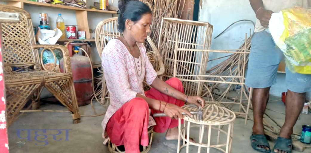 बेतबाँसले बदलल पूर्व कम्लहरी बिजन्तीके जीवन