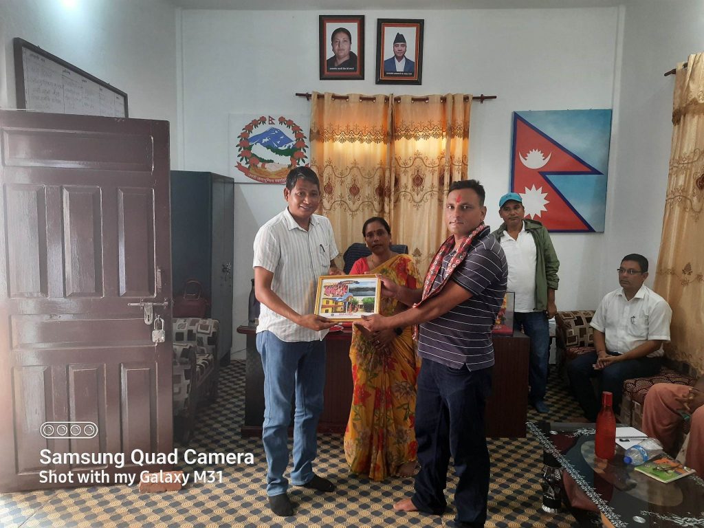 इलाका प्रहरी कार्यालय हसुलियाके इन्चार्ज भट्टहे विदाई