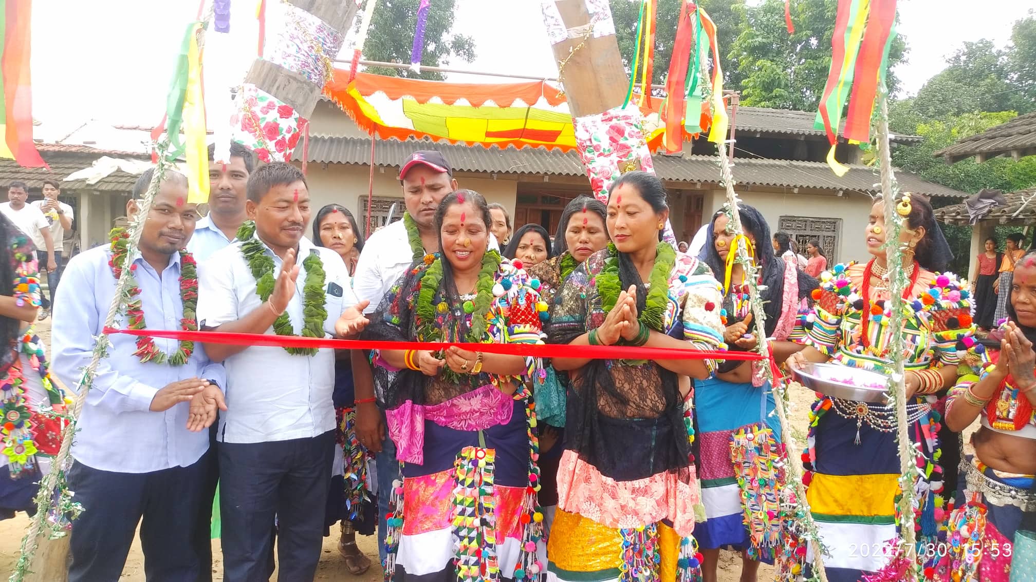 रानाथारु समुदायके सामनके डोला उदघाटन