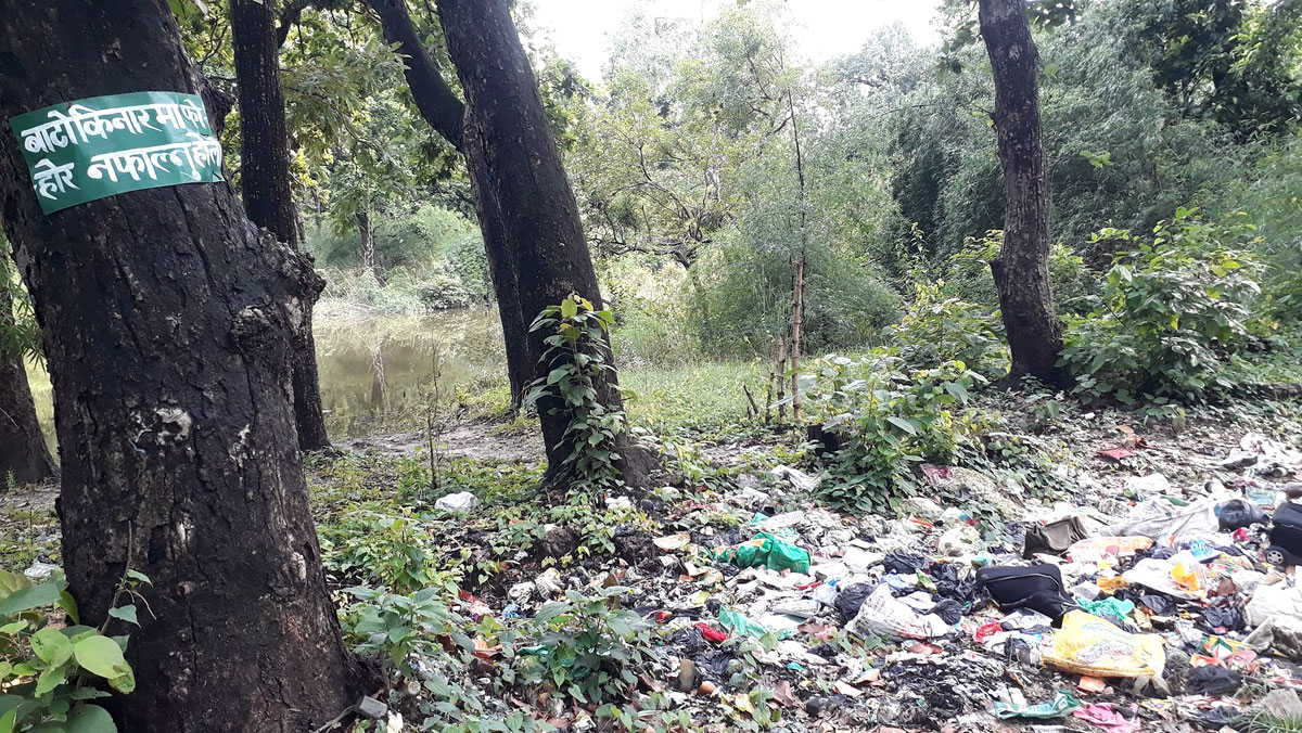 देहरिया वन क्षेत्र फोहोरसे दुर्गन्धित