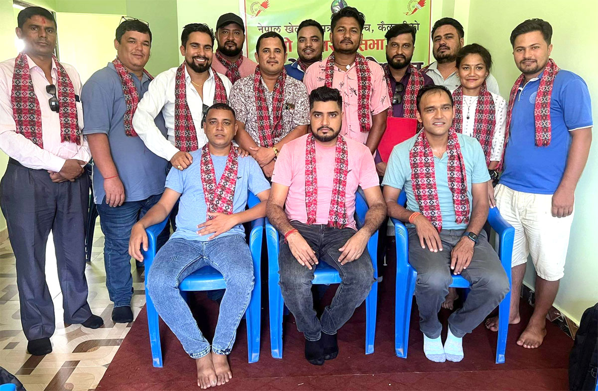 खेलकुद पत्रकार मञ्च कैलालीके अध्यक्षमे पाठक