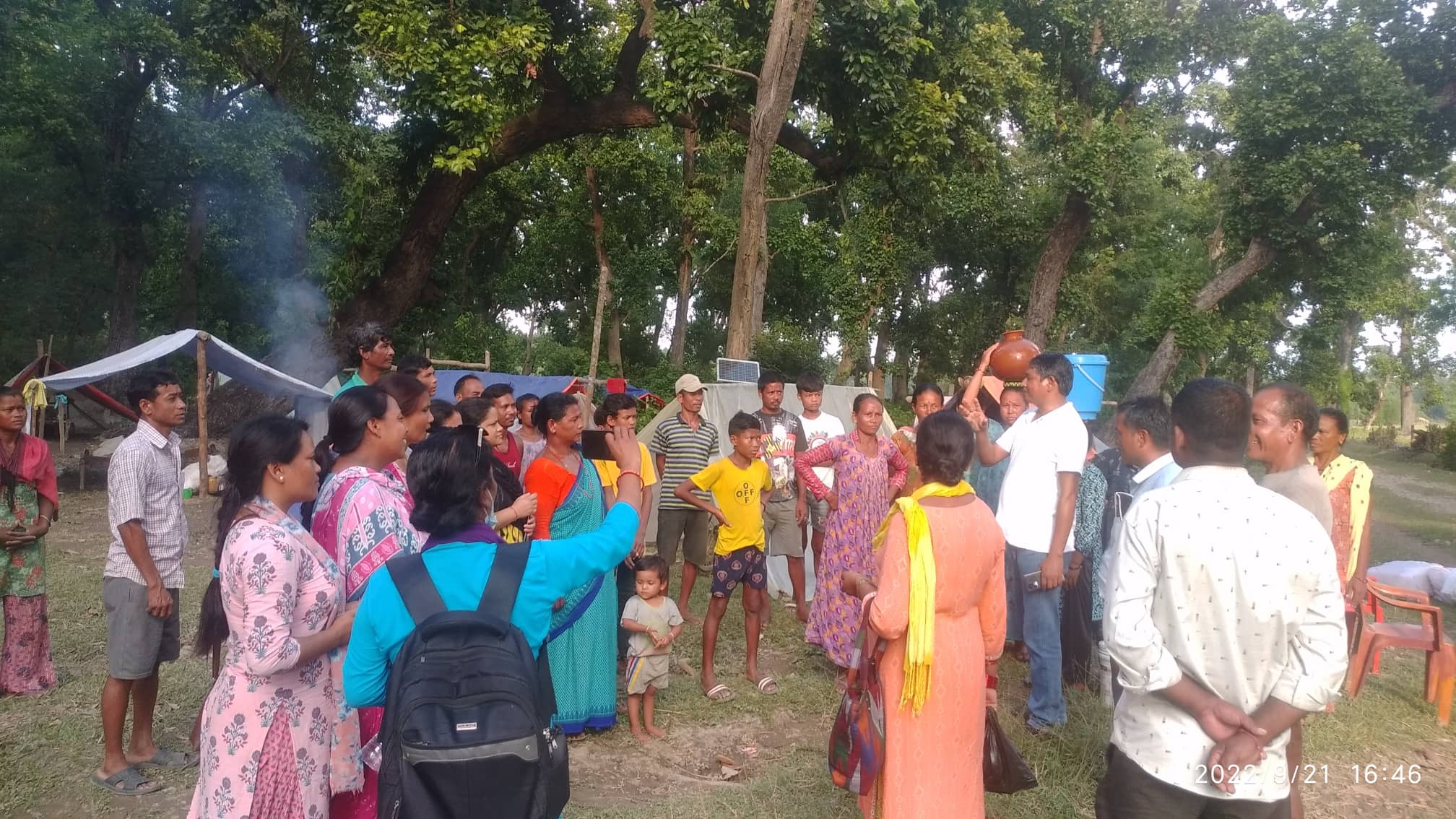 गाउँपालिका अध्यक्षसे बाढ प्रभावित÷विस्थापित क्षेत्रके अनुगमन