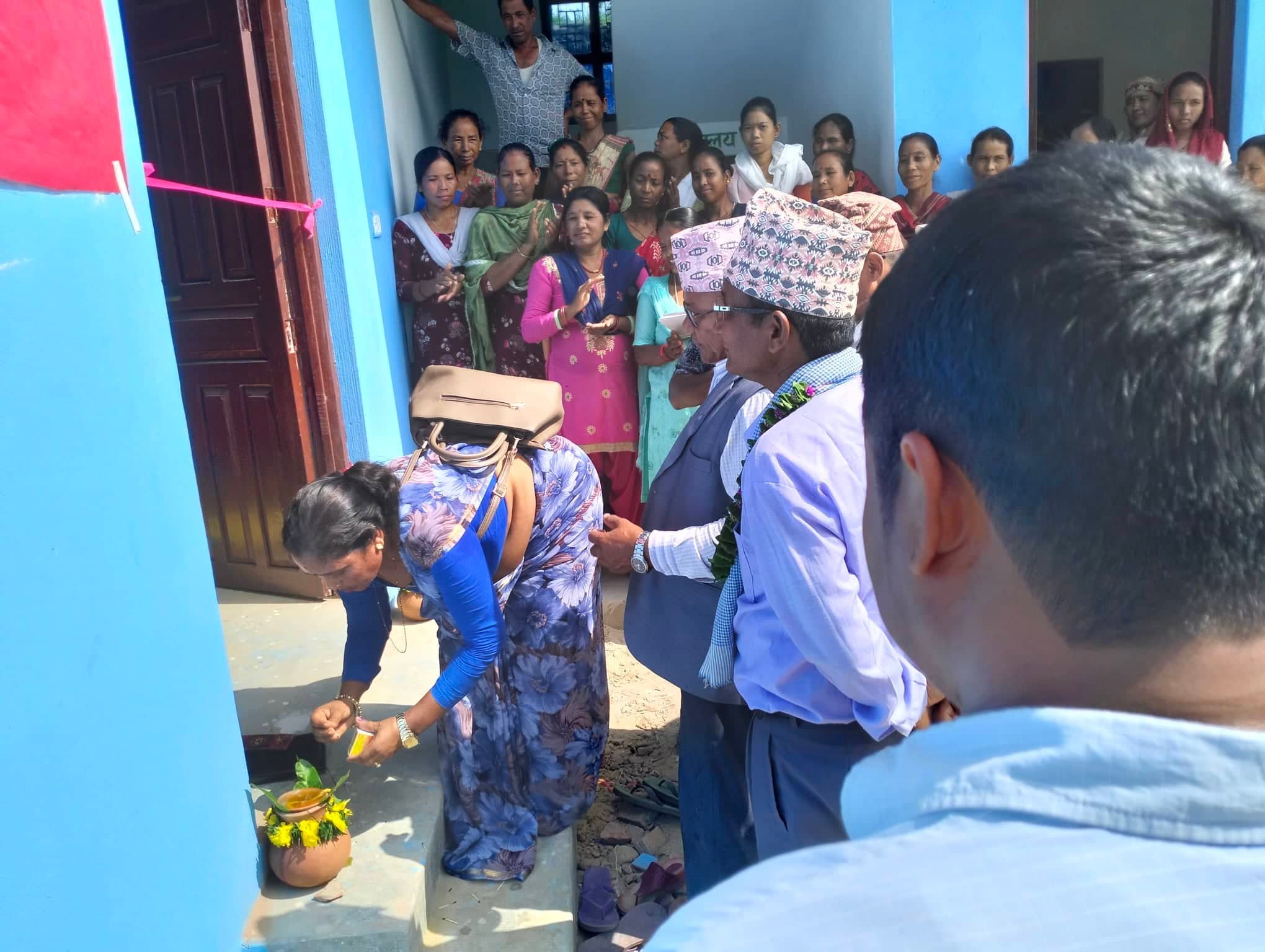 नवनिर्मित सहकारी भवनके उदघाटन