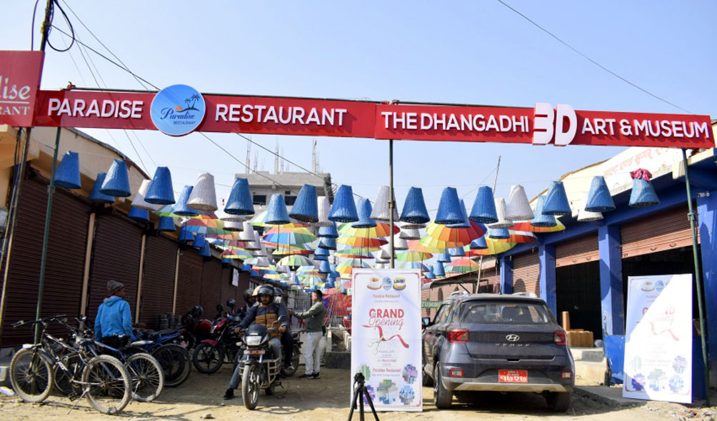 धनगढीमे प्याराडाइज रेस्टुरेन्ट एण्ड आर्ट म्यूजियम खुलल