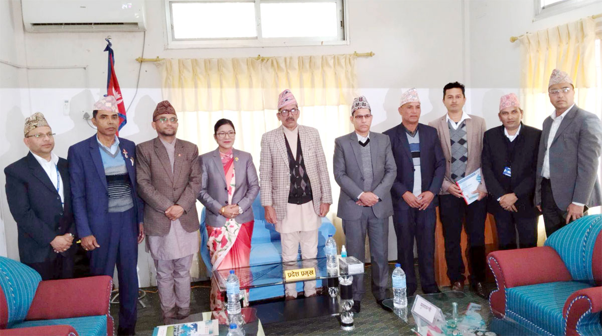 प्रदेश प्रमुख समक्ष निर्वाचन परिणाम प्रतिवेदन पेश