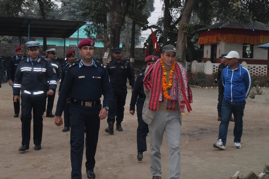 जिल्ला प्रहरी कैलालीके प्रमुखमे देवेन्द्र बहादुर पाल