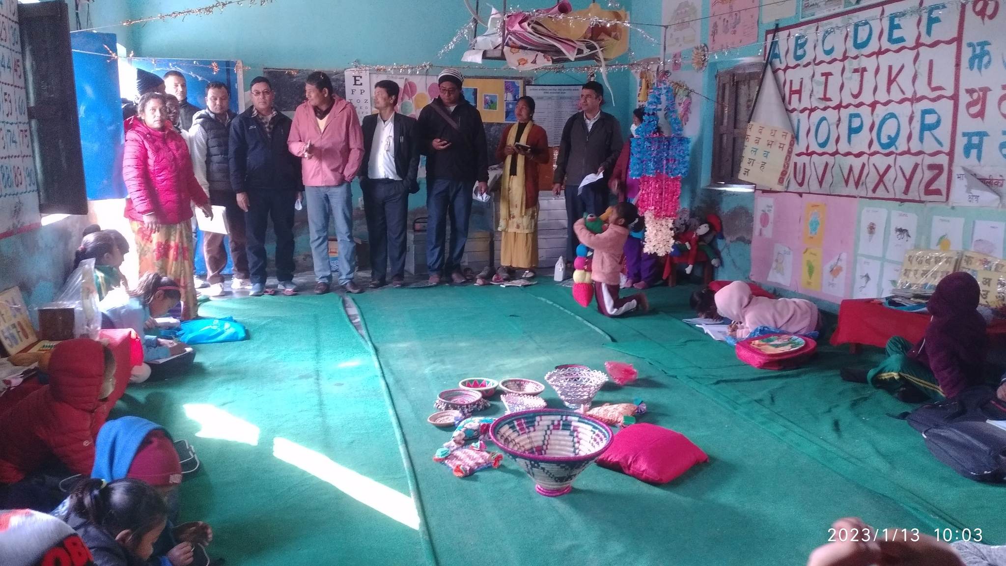 विद्यालयमे संचालित टोल कक्षाके अनुगमन