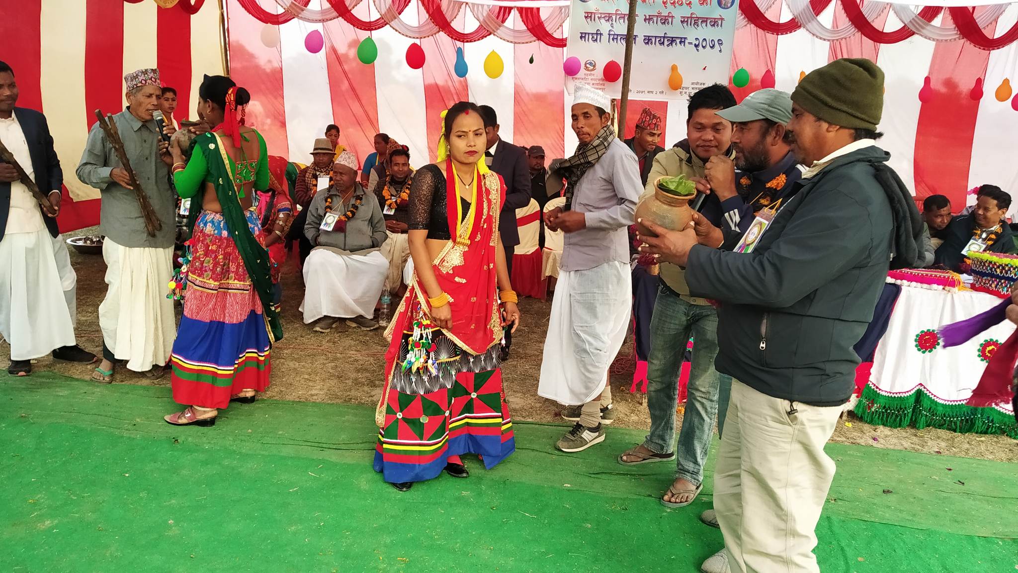 पिपलाडीमे माघ पर्वके अवसरमे सास्कृतिक कार्यक्रम