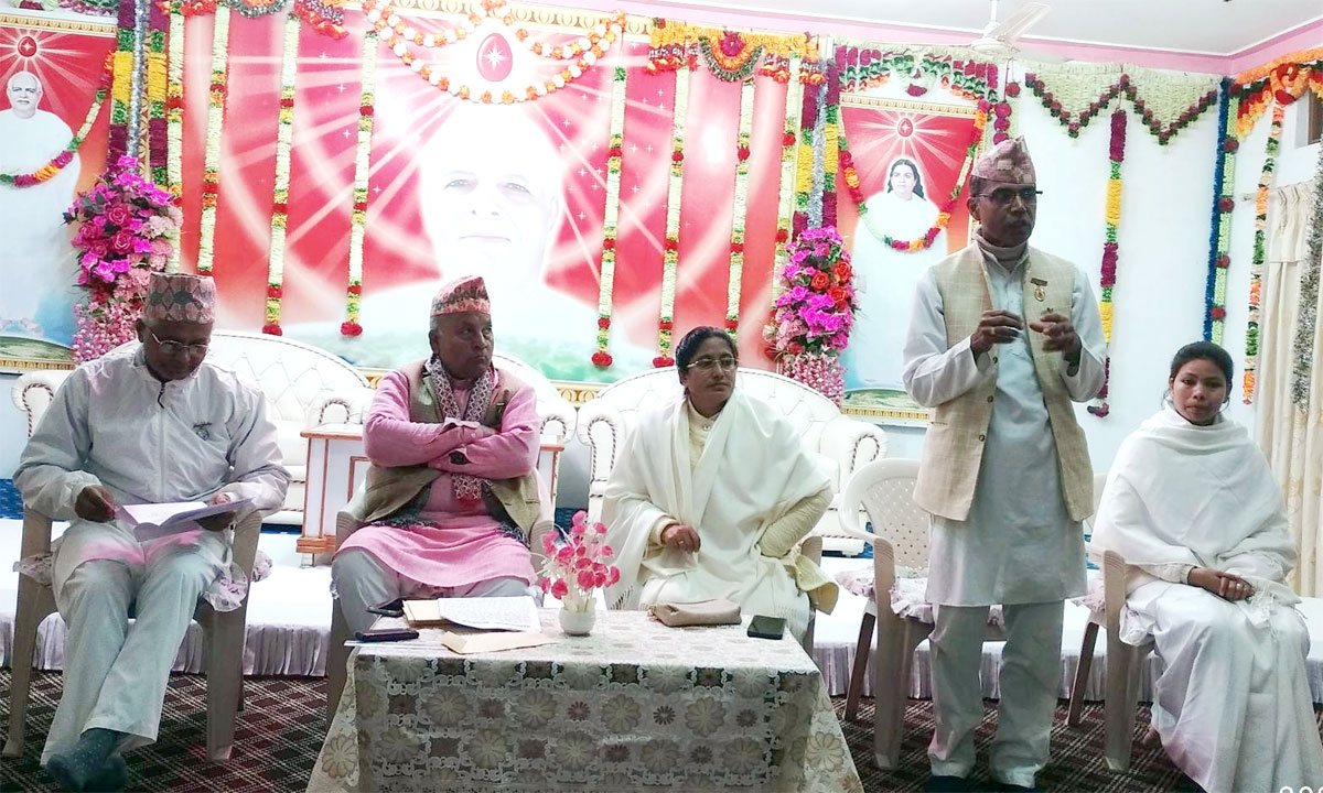 ब्रहमाकुमारीसे शिव सन्देश मोटरसाइकल र्‍याली ओ ज्योतिर्लिङ रथ यात्रा कैना