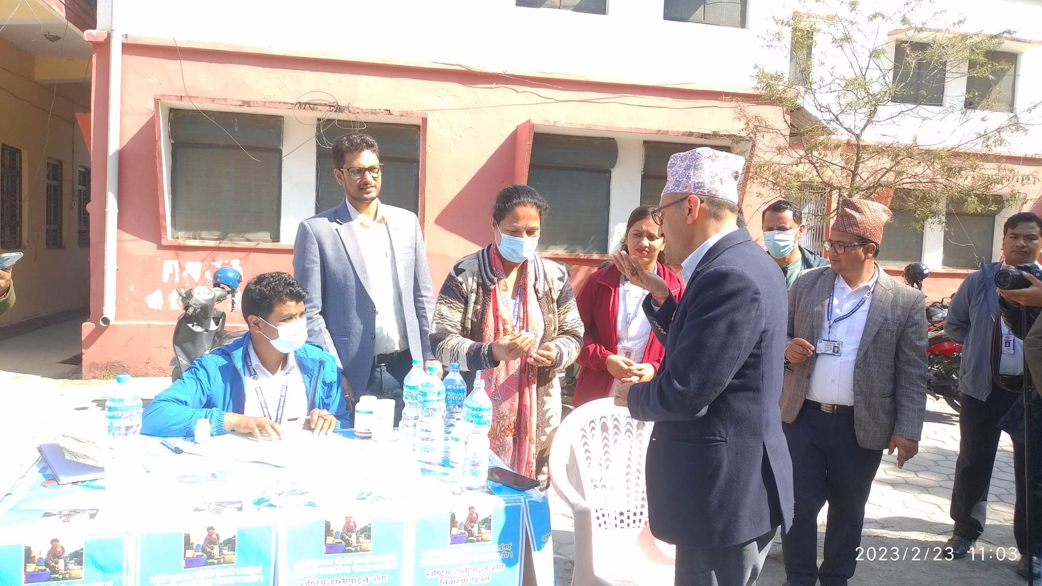कैलालीमे हात्तीपाइले रोगके औषधी खवैना सुरु