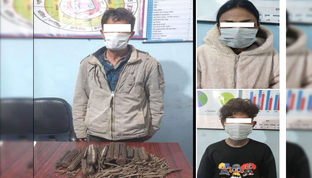 लागु औषध सहित चार जे पक्राउ
