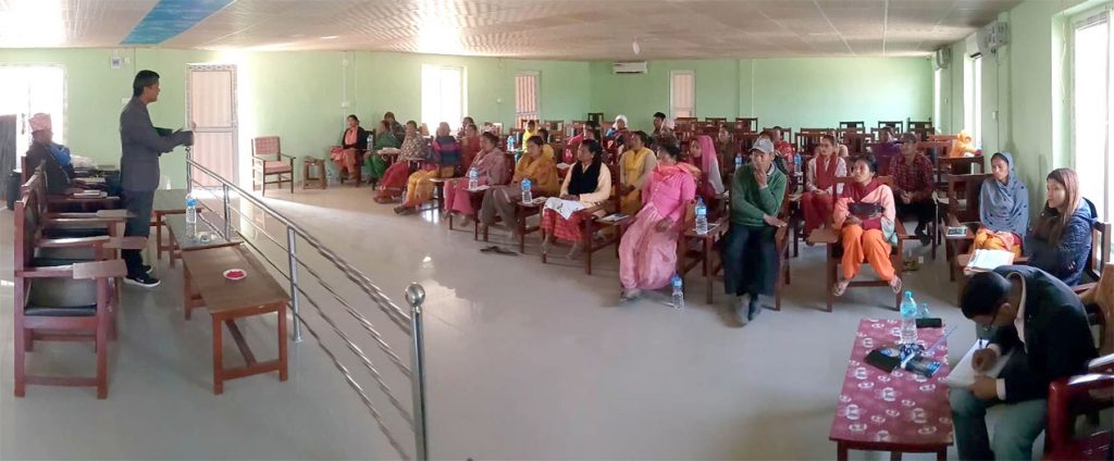 घोडाघोडीमे एक घर, एक पोषण बगैँचा कार्यक्रम सुरु