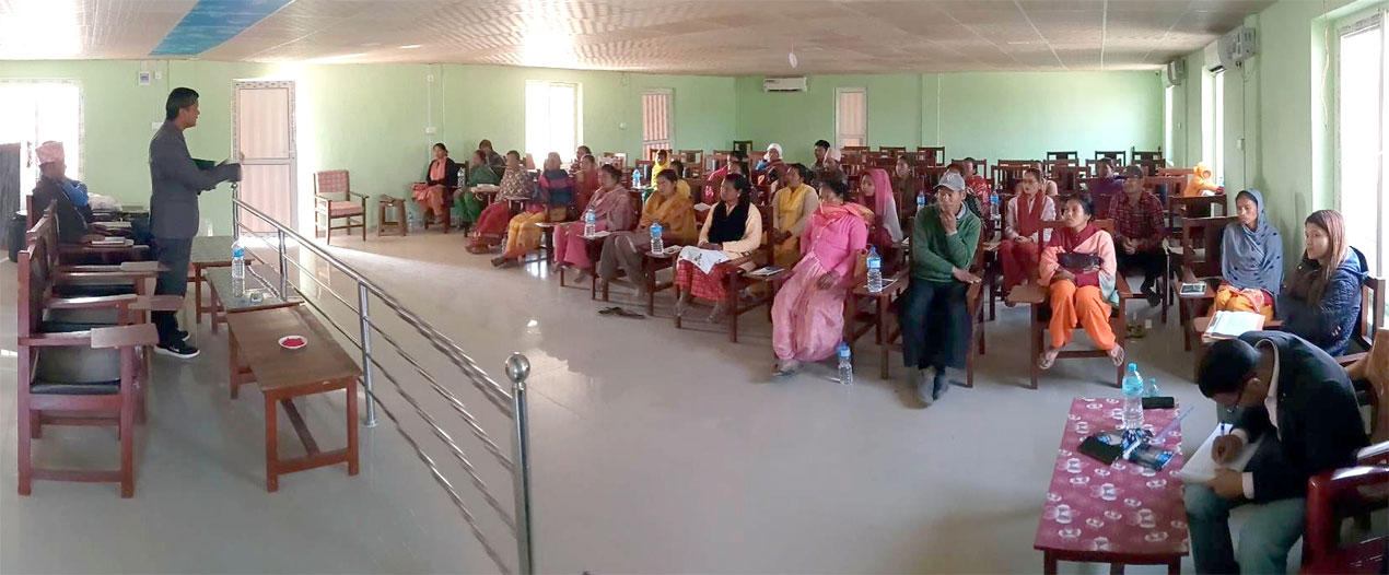 घोडाघोडीमे एक घर, एक पोषण बगैँचा कार्यक्रम सुरु