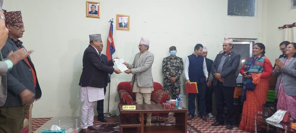 सुदुरपश्चिमके मुख्यमन्त्रीमे काँग्रेस दलके नेता शाह नियुक्त, सपथ ग्रहण काल्ह