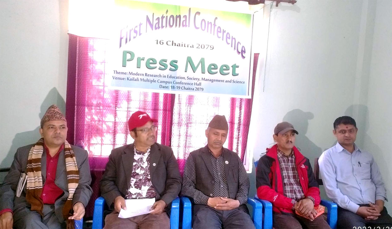 कैलाली बहुमुखी क्याम्पससे धनगढीमे बृहत राष्ट्रिय प्राज्ञिक सम्मेलन कैना