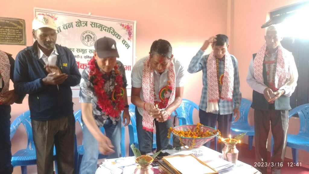 बनुवासंगे बन्यजन्तु जोगाइ परठः गाउँपालिका अध्यक्ष