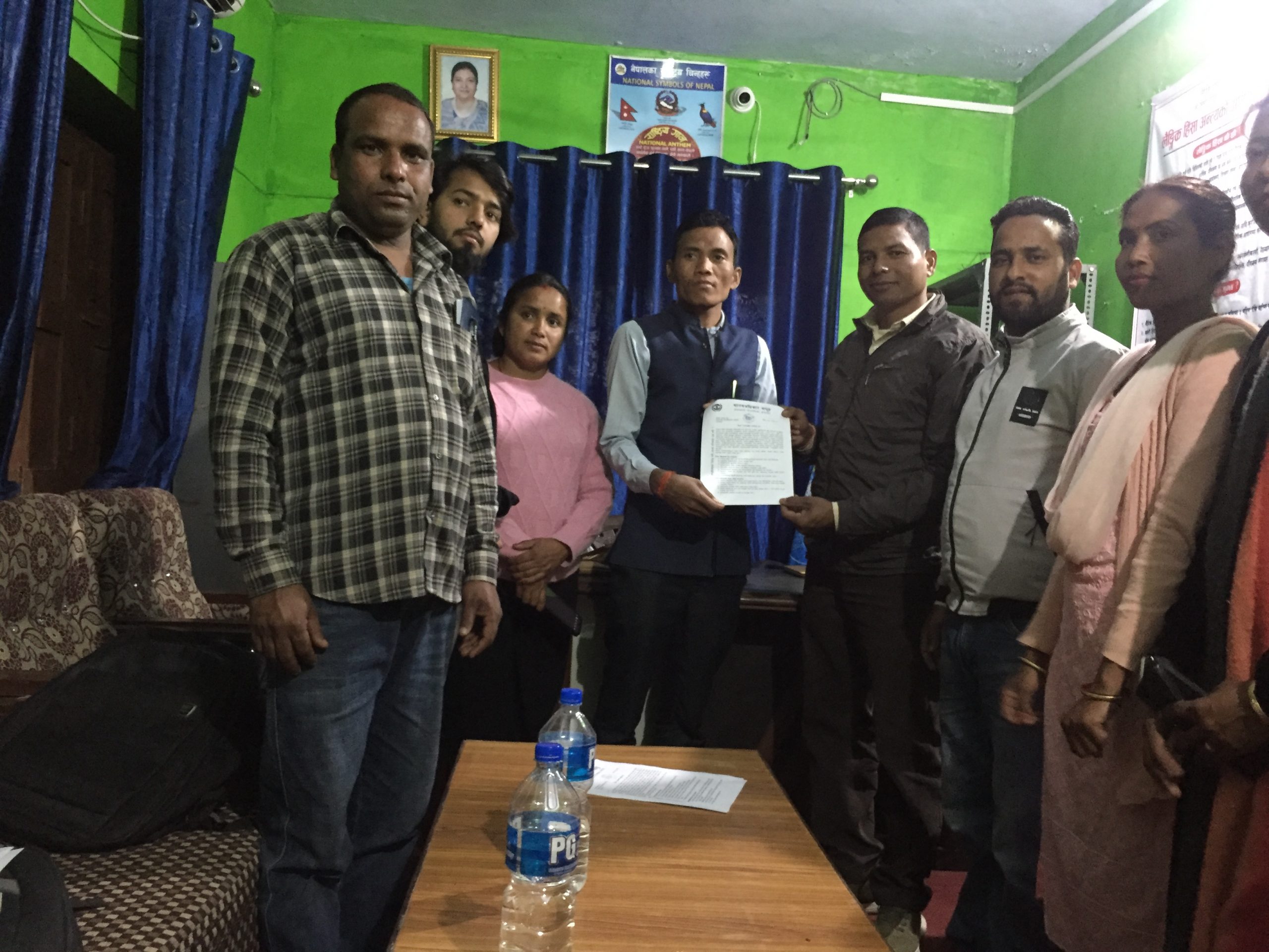 मानव अधिकार समुहसे गाउंपालिकाके ध्यानआकर्षण