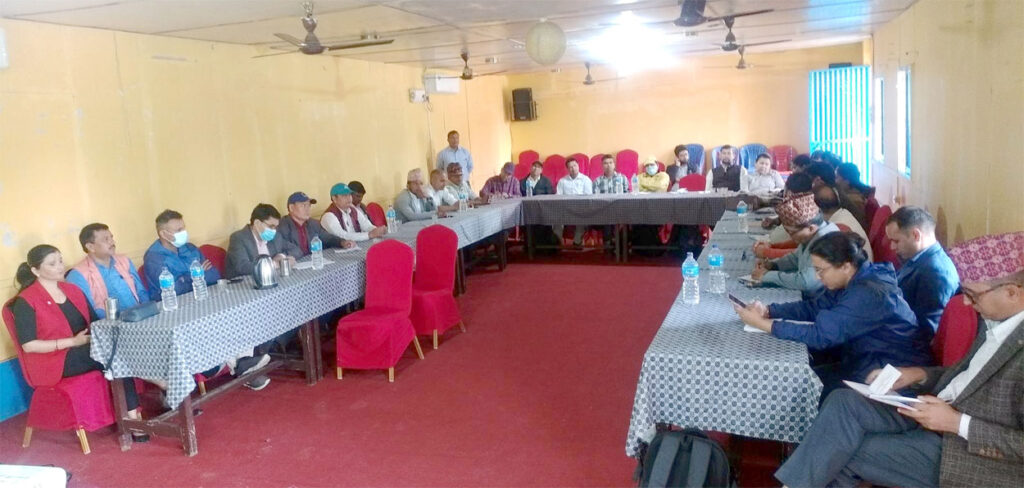 विपद जोखिम न्यूनिकरणबारे वहुसरोकारवाला निकायविच छलफल