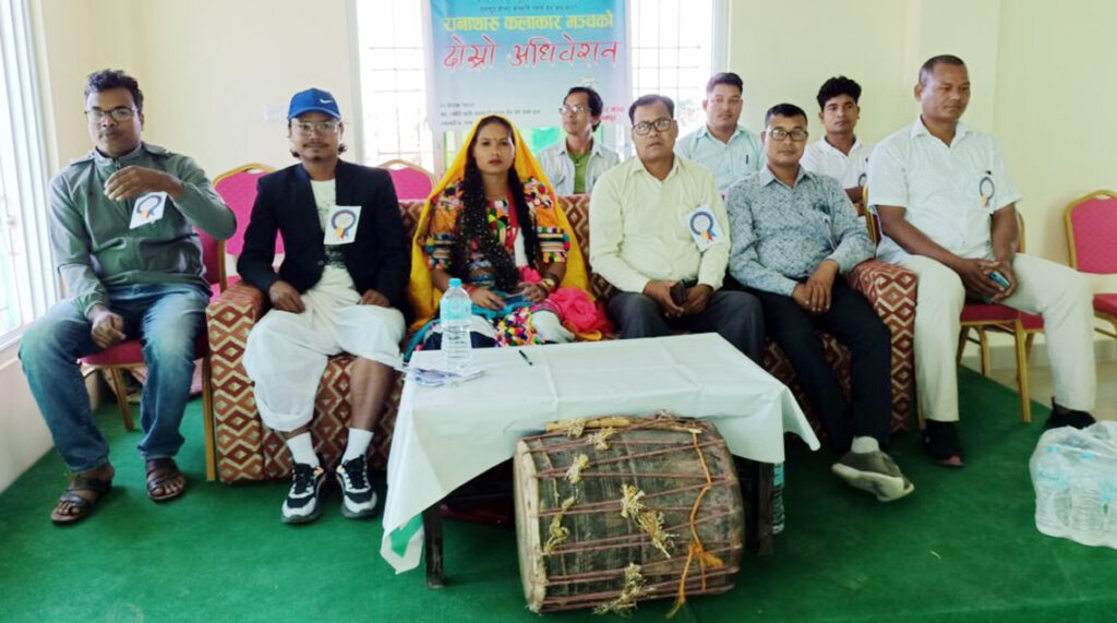 रानाथारु कलाकार मञ्चके अध्यक्षमे श्यामकुमार राना चयन