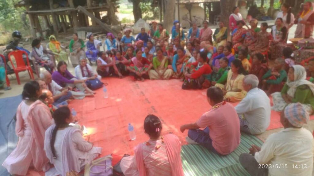 शान्ति परियोजनासे संचालित गतिविधिके अनुगमन