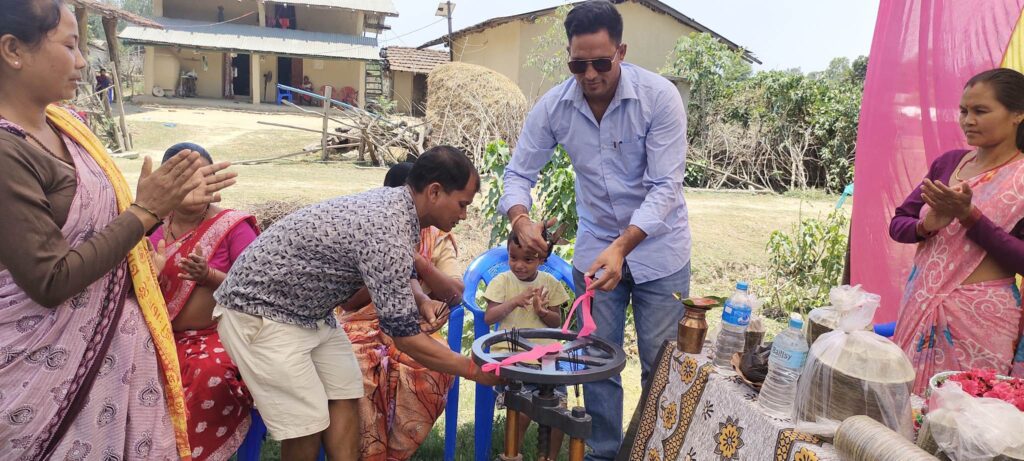 कैलारी–७ रामपुरमे दुना टपरी उद्योग उदघाटन