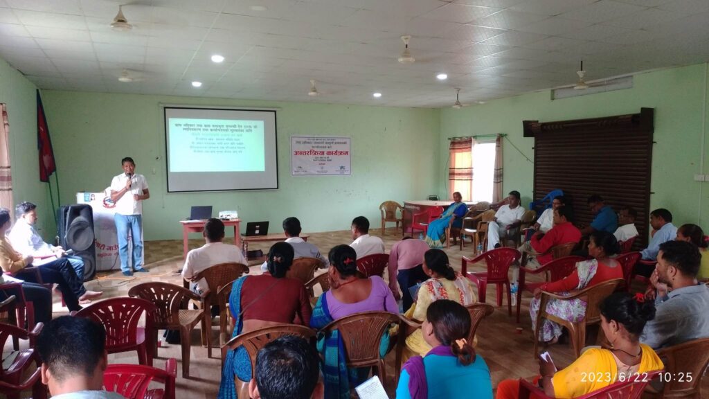 किसान उत्पादित बस्तुके मोल नैपैठैः गाउँपालिका अध्यक्ष