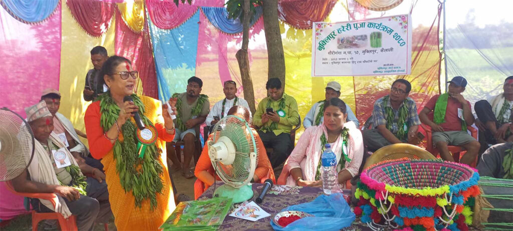 कैलालीके नुक्लिपुरमे हरेरी पुजा मनागिल (फोटु फिचरसहित)