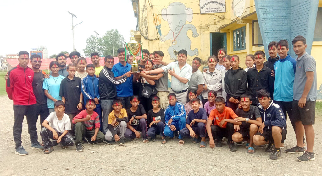 शिअ क्वानके च्याम्पियन टिम तथा पदक विजेता खेलाडीहे सम्मान