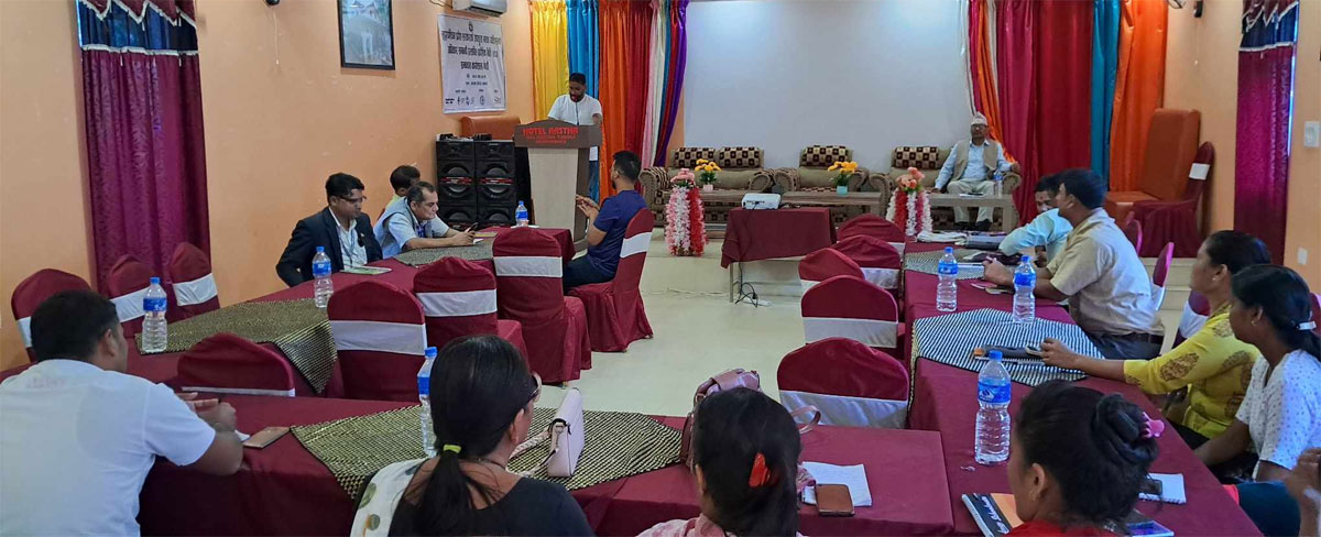 अपाङगता रहल व्यक्तिनके प्रादेशिक नीतिके मस्यौदाहे अन्तिम रुप डेना तयारी