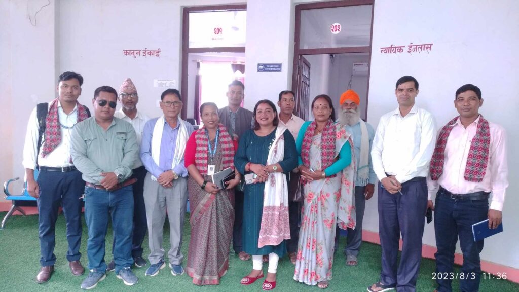 चार पालिकाके न्यायिक समितिविच अनुभव अदानप्रदान