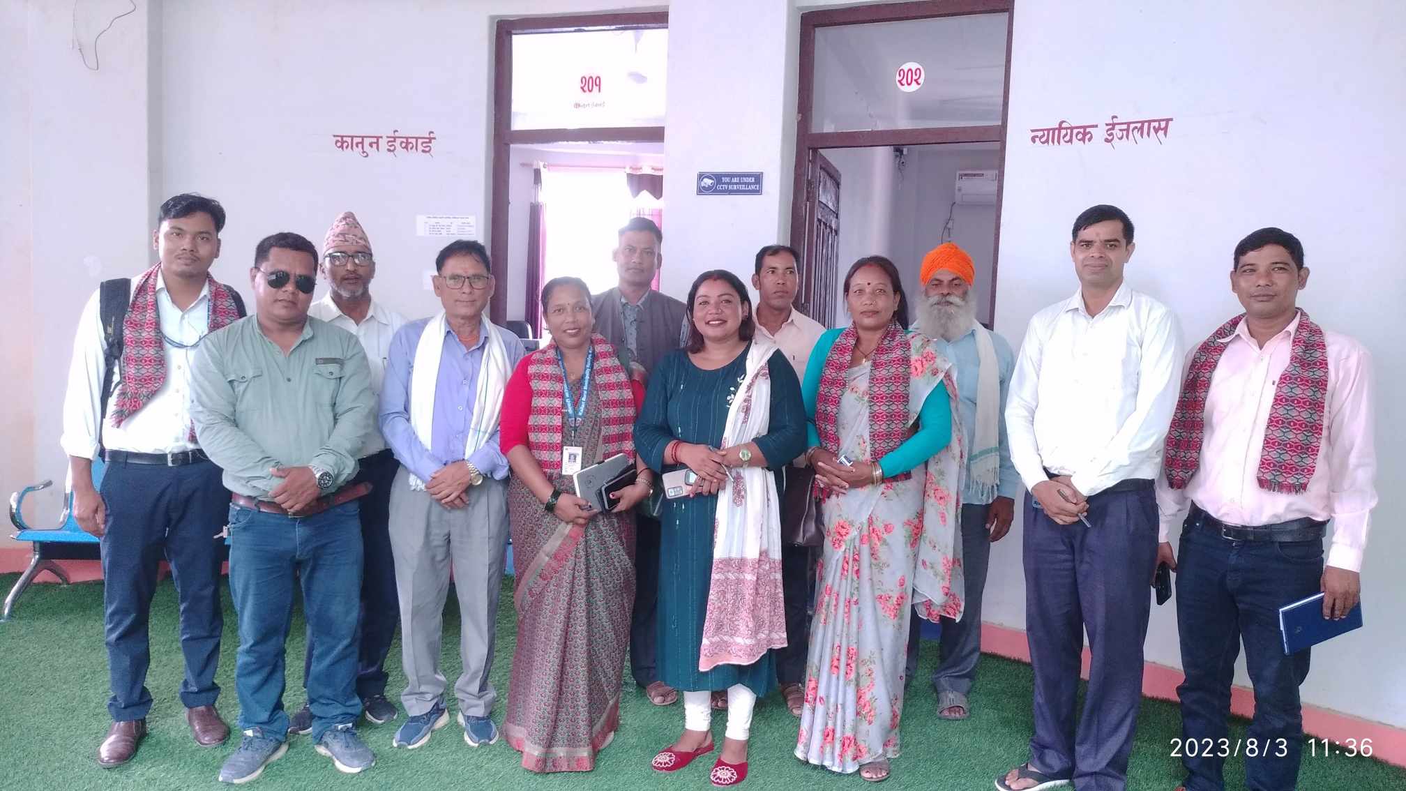 चार पालिकाके न्यायिक समितिविच अनुभव अदानप्रदान