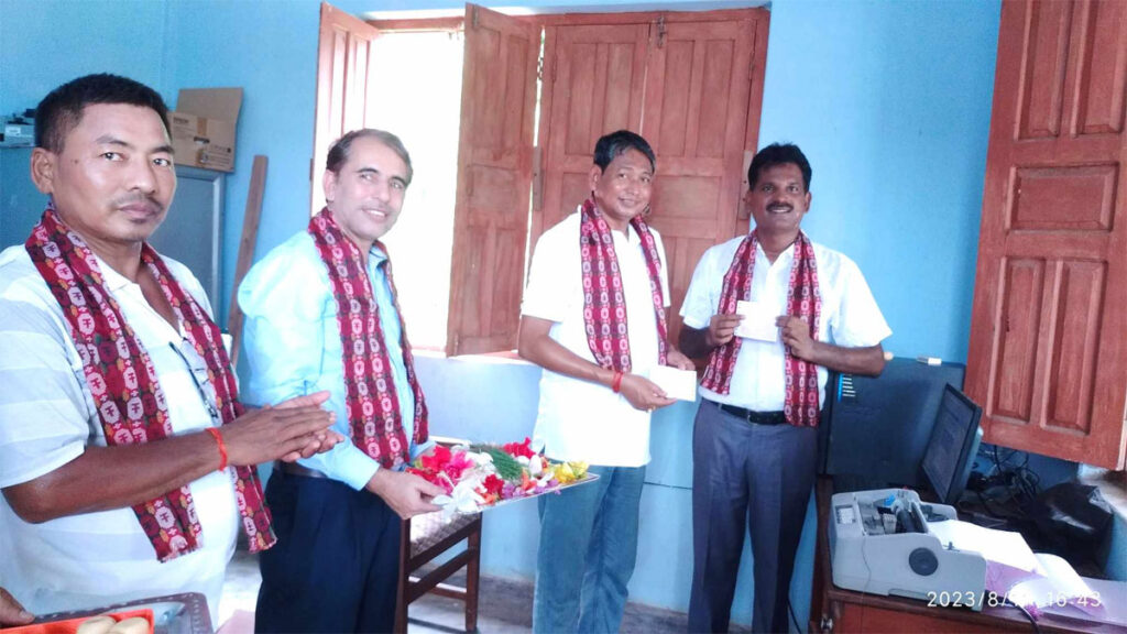 कैलारीके बसौटीमे विद्युत महशुल काउण्टर संचालन