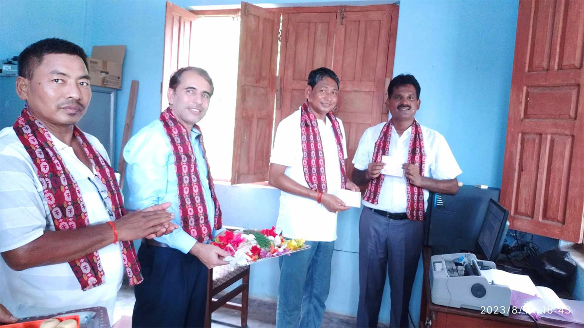 कैलारीके बसौटीमे विद्युत महशुल काउण्टर संचालन