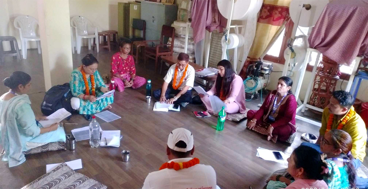 शान्ति परियोजनासे संचालित गतिविधिके मुल्याङकन